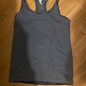 Lulu lemon striped tank size 8